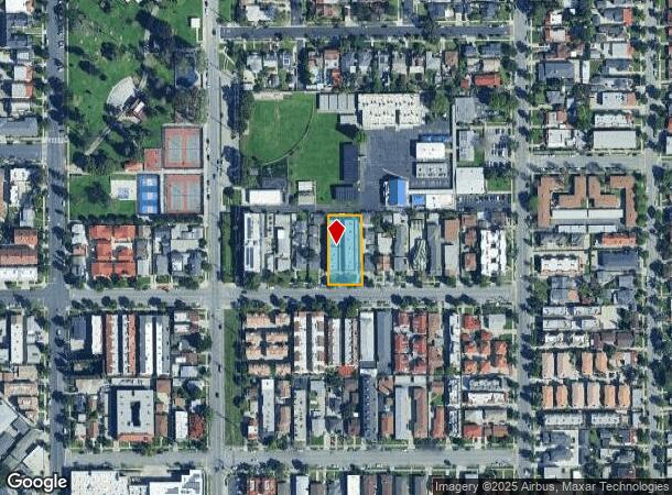 1809 Cedar St, Alhambra, CA Parcel Map