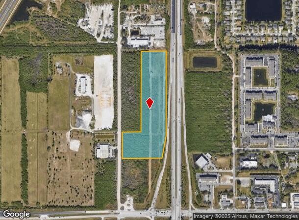 1909 Unknown, Melbourne, FL Parcel Map