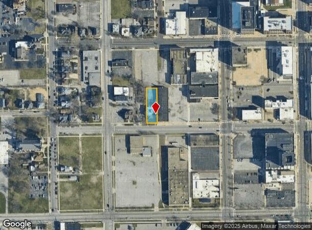  405 W Wayne St, South Bend, IN Parcel Map