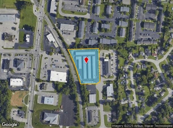  1909 Unruh Ct, New Albany, IN Parcel Map