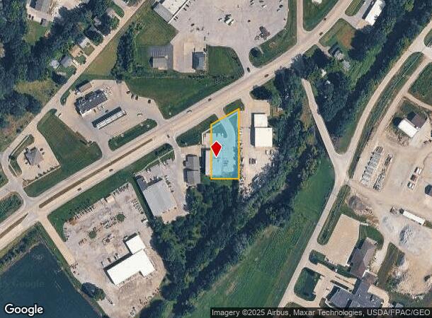 1201 S Locust St, Glenwood, IA Parcel Map