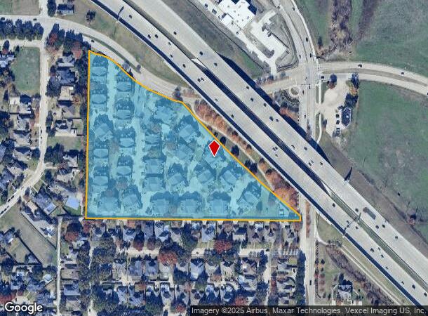 6606 Mapleshade Ln, Dallas, TX Parcel Map