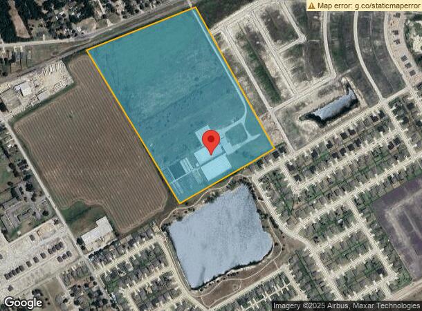  1402 Wyatt St, Waxahachie, TX Parcel Map