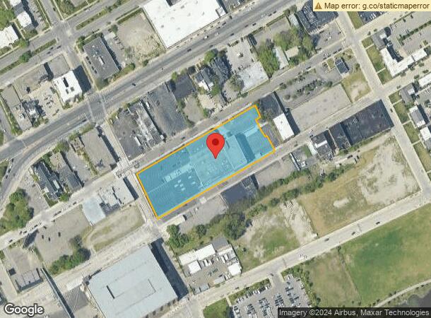  1301 Franklin St, Detroit, MI Parcel Map