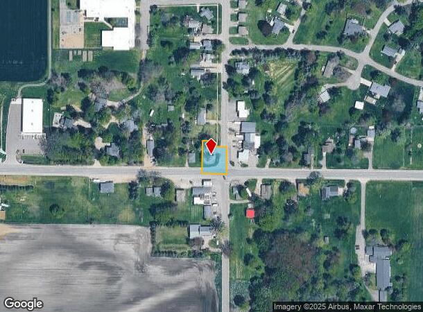 496 1St St, Sunfield, MI Parcel Map