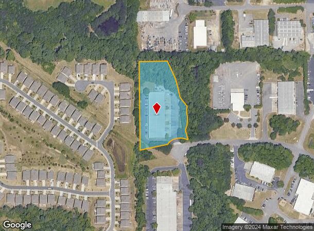  1550 Oak Industrial Ln, Cumming, GA Parcel Map