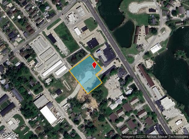  1603 Hart St, Vincennes, IN Parcel Map