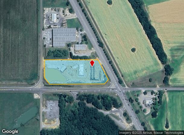 8101 N Hickory St S, Loxley, AL Parcel Map