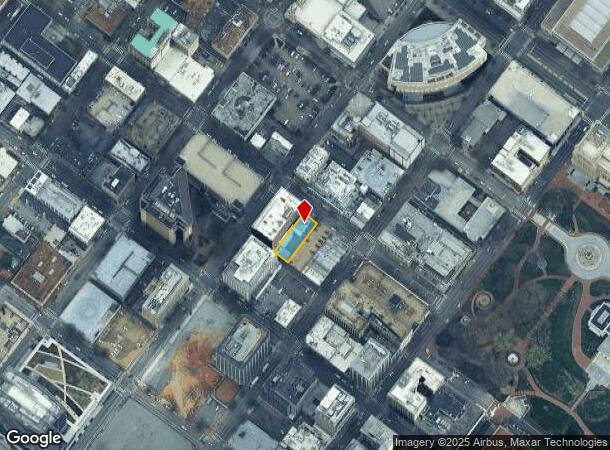  707 E Franklin St, Richmond, VA Parcel Map