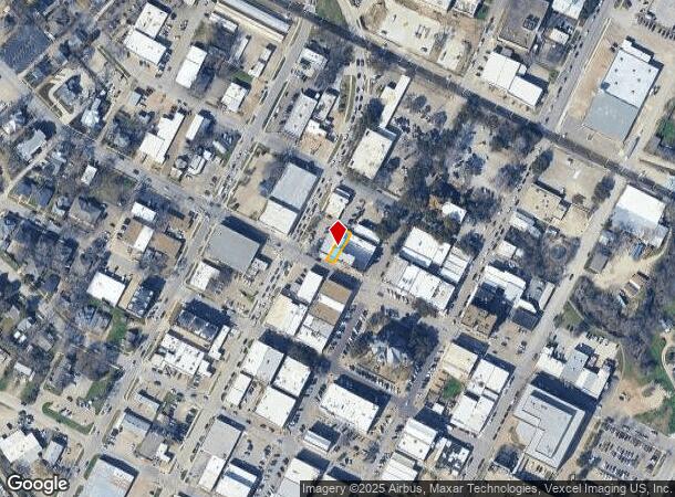  208 W Main St, Waxahachie, TX Parcel Map