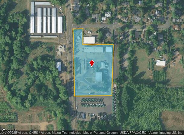 1525 B St, Forest Grove, OR Parcel Map