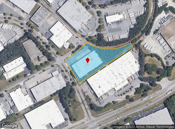 100 Great Southwest Pky Sw, Atlanta, GA Parcel Map