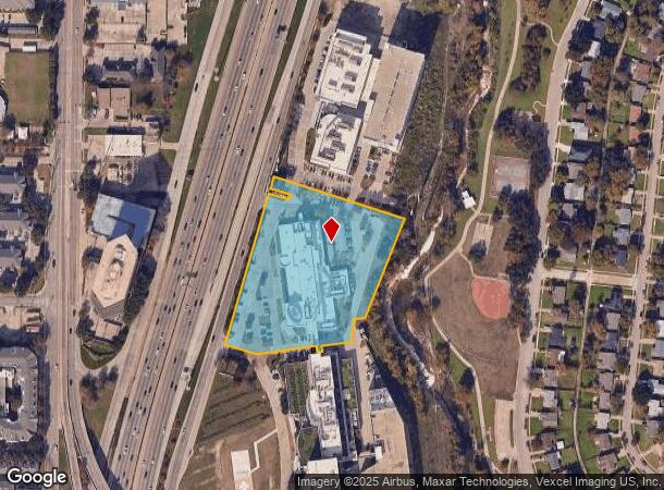  12090 N Central Expy, Dallas, TX Parcel Map