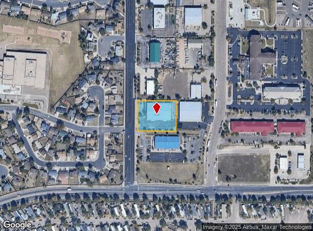 2065 Aeroplaza Dr, Colorado Springs, CO Parcel Map