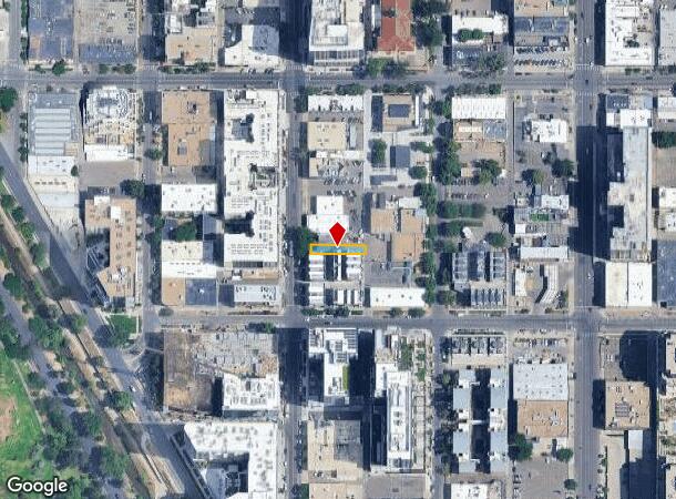  1026 Bannock St, Denver, CO Parcel Map