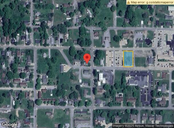  110 W Clark St, Harrisburg, IL Parcel Map