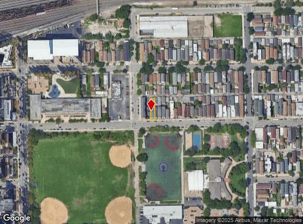  1854 W 18Th St, Chicago, IL Parcel Map