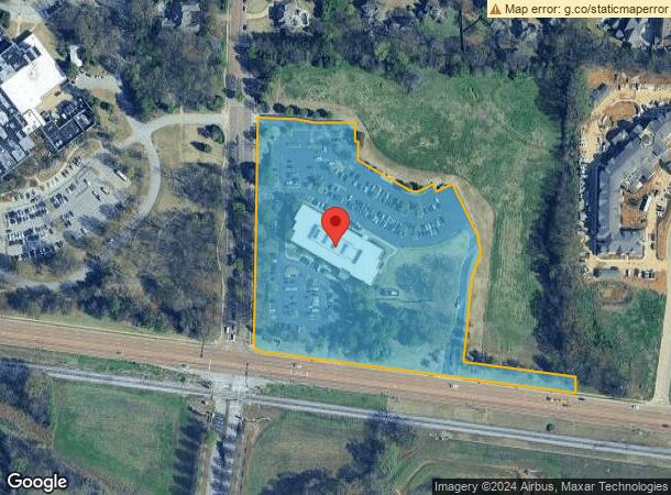  1458 W Poplar Ave, Collierville, TN Parcel Map