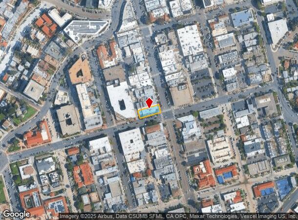  7802 Girard Ave, La Jolla, CA Parcel Map