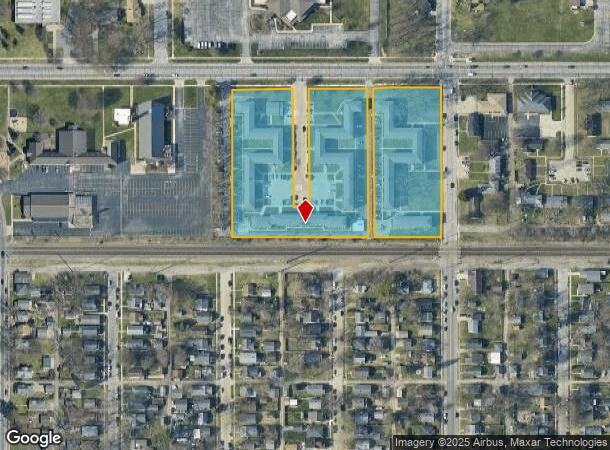  425 S 25Th St, South Bend, IN Parcel Map