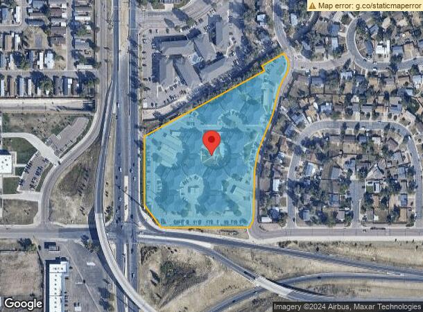  3810 Patrick Dr, Colorado Springs, CO Parcel Map