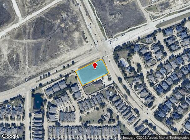 1421 Ridgeview Dr, Allen, TX Parcel Map