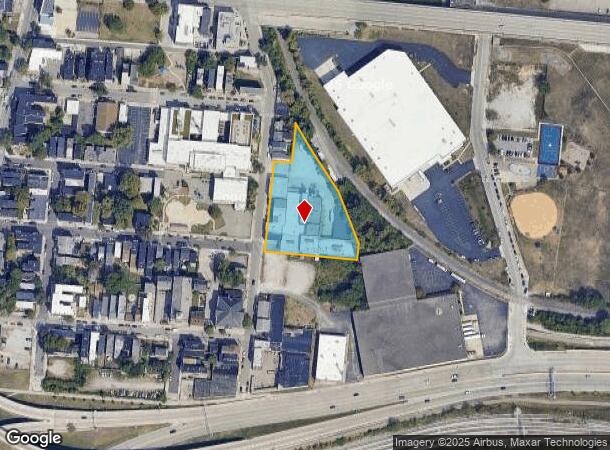  724 Burns St, Cincinnati, OH Parcel Map