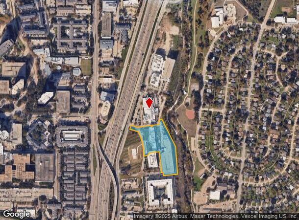 11990 N Central Expy, Dallas, TX Parcel Map