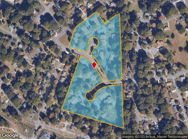  505 Kelly St, Gastonia, NC Parcel Map