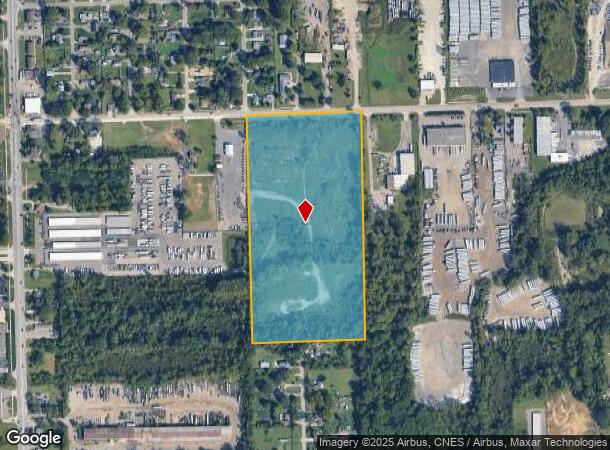 Beverly, Romulus, MI Parcel Map