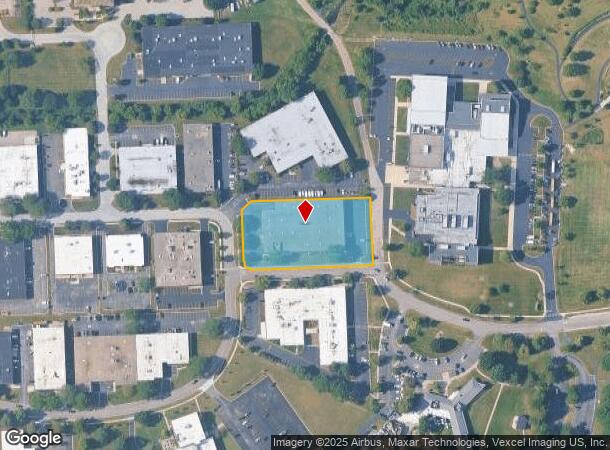 1936 University Ln, Lisle, IL Parcel Map