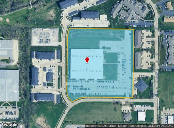 1100 Cimmie Ave Ne, Cedar Rapids, IA Parcel Map