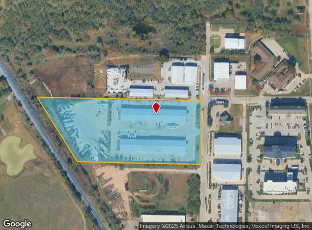 2401 Worthington Dr, Denton, TX Parcel Map