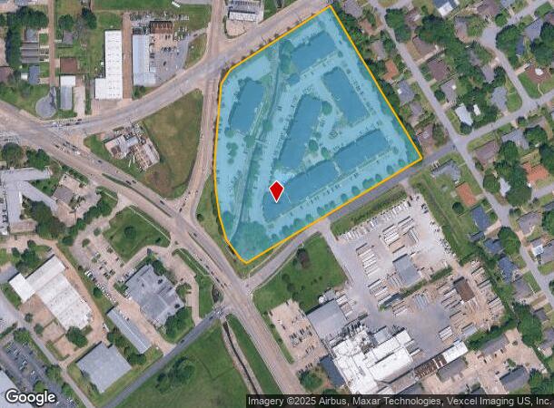 1400 N Bertrand Dr, Lafayette, LA Parcel Map