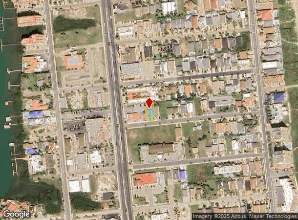 102 E Jupiter Ln, South Padre Island, TX Parcel Map