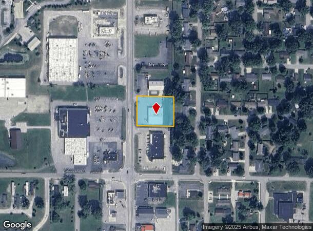 1712 N Walnut St, Hartford City, IN Parcel Map