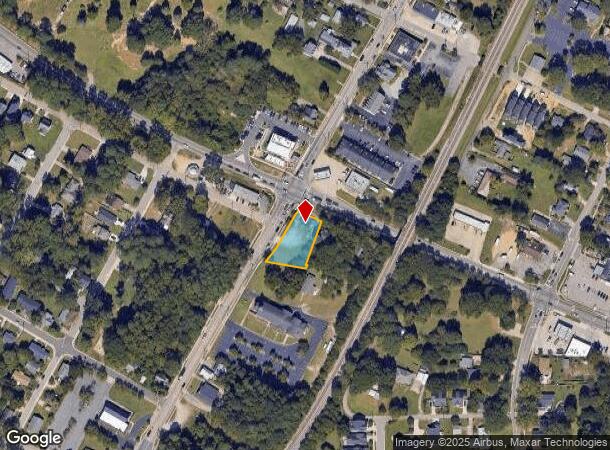 100 E Williams St, Apex, NC Parcel Map