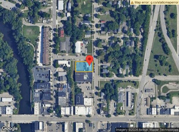  1247 Center St, Lansing, MI Parcel Map