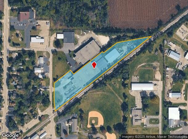  198 N Harrison St, North Prairie, WI Parcel Map