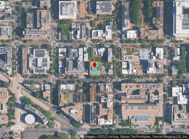  2115 F St Nw, Washington, DC Parcel Map