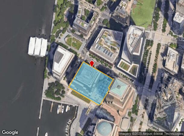250 Vesey St, New York, NY Parcel Map