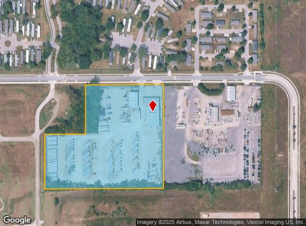  2001 E 19Th St, Lawrence, KS Parcel Map