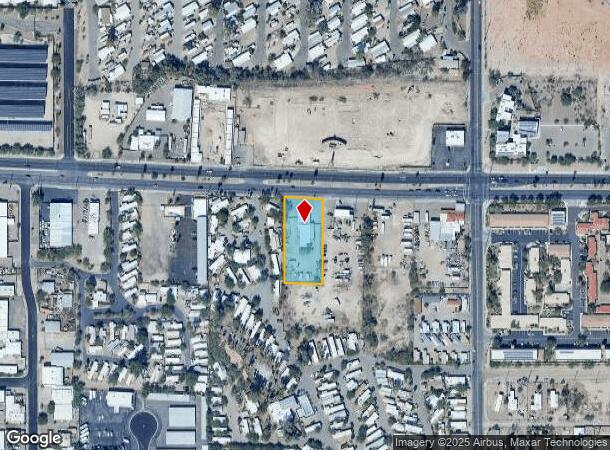  1065 W Miracle Mile, Tucson, AZ Parcel Map