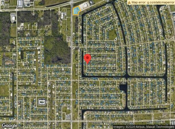  1465 Sw 4Th St, Cape Coral, FL Parcel Map