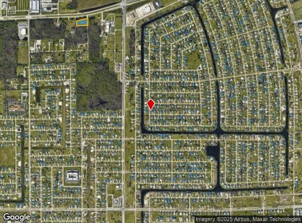  830 Ridge Rd, Cape Coral, FL Parcel Map