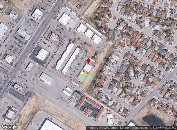  1514 N Zaragoza Rd, El Paso, TX Parcel Map