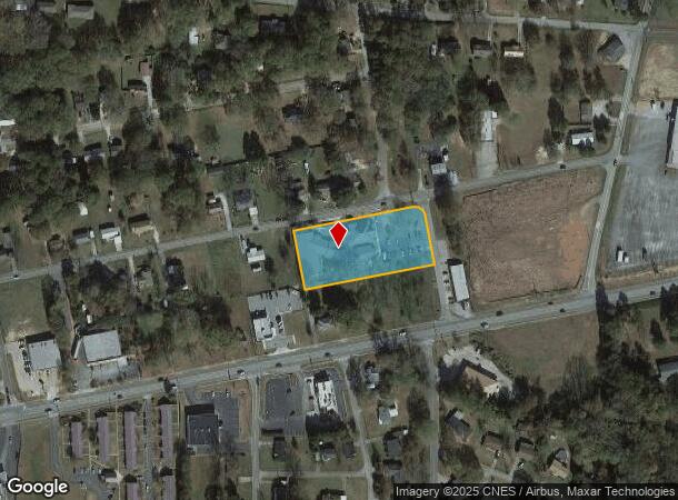  42 E Walnut St, Hartwell, GA Parcel Map