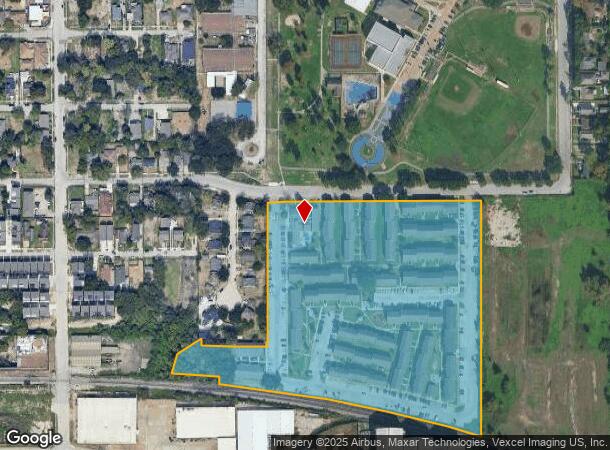  5300 Coke St, Houston, TX Parcel Map
