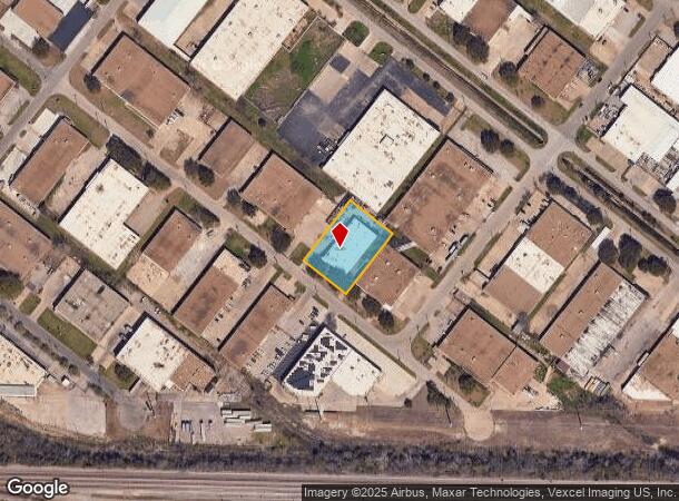  8500 Directors Row, Dallas, TX Parcel Map