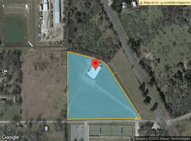  1402 Hawthorne St, Bastrop, TX Parcel Map